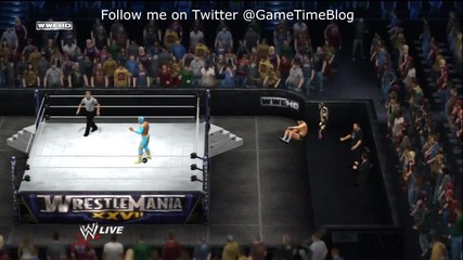 Wwe 12 Онлайн Мач - Cody Rhodes & Yoshi Tatsu vs. Sin Cara & Rey Mysterio