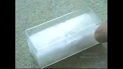 Страхотен номер с лед и вода