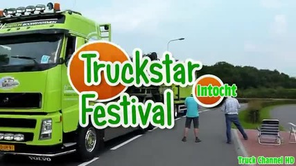 Intocht Truckstar Festival - P.j. Hoogendoorn Convoy With Lovely Sound!