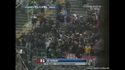 26.10.08 Atalanta - Ac Milan 0 - 1 Kaka Goal