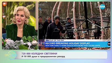 725 000 коледни светлини и 50 000 души в предпразничен рекорд - „На кафе” (15.12.2023)