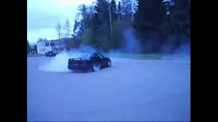 Opel Lotus Omega - Burnout