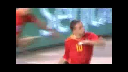 Видео Европейски футбол - Белгия - Испания 1 2.flv