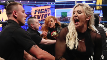 Becky Lynch and Charlotte Flair brawl on "The Kevin Owens Show": SmackDown LIVE, March 19, 2019