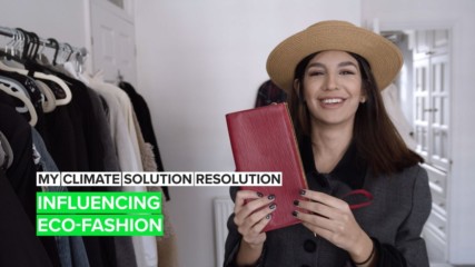 My Climate #SolutionResolution: Monika’s fashion influencing mission