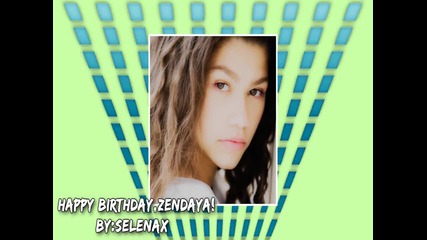 happy b-day zendaya !!! ^_^ collab part 