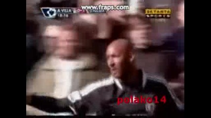 21.02.2009 Астън Вила 0 - 1 Челси - Гол На Анелка