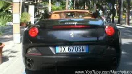 Black Ferrari California - Потегляне