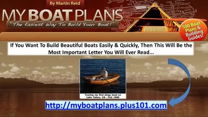 High Quality Boat Building Plans