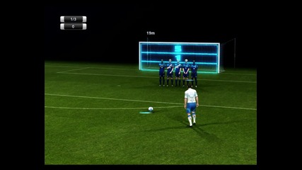Pro Evolution Soccer 2012 свободни удари