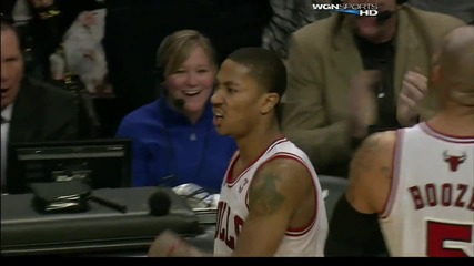 Derrick Rose s Buzzer-beater Three To Tie The Game Vs Houston Rockets