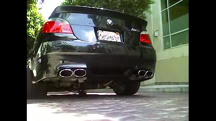 Eisenmann Race Exhaust on Bmw E60 M5 