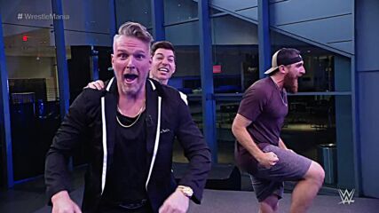 WrestleMania 38 set reveal with Dude Perfect