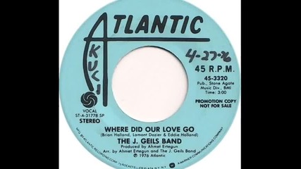 J. Geils Band ~ Where Did Our Love Go ♥ (1976)