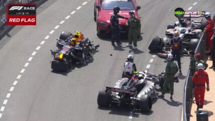 Тежка катастрофа на старта на Гран При на Монако