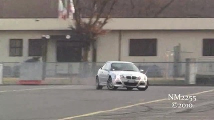 Bmw M3 E46 Amazing Burnout and Drift