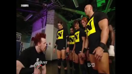 Evan Bourne and Sheamus and Nexus