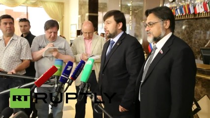 Belarus: Not enough achieved to proceed with truce in E. Ukraine says DPR's Pushilin