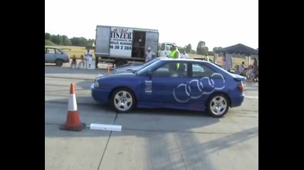 Audi S2 Coupe Vs. Nissan 300 Zx Drag Race