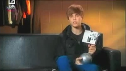 За първи път в сайта!! Mtv Ema 2010 Justin Bieber печели номинацията за Best Male 