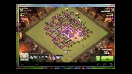 clash of clans атака_bg Clash War_clans