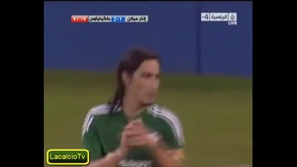 [hd] Panathinaikos vs Inter Milan 3 - 2 - Full Match Highlights & All The Goals (03 - 08 - 10)