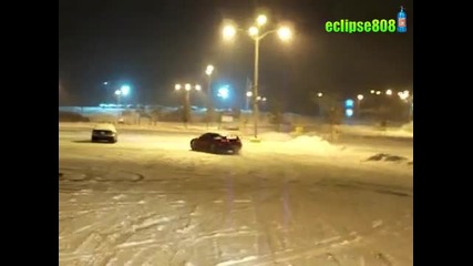 Еclipse Gsx Въртене в снега