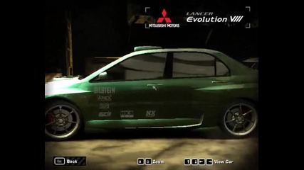 need for speed mw my mitsubishi evo