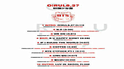 Bts [ 1st min album ] O!rul8,2