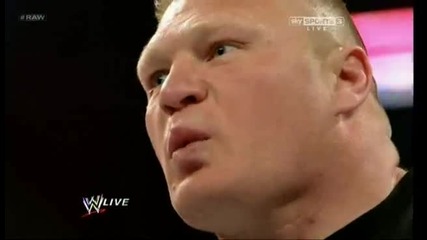 Brock Lesnar се завръща в Wwe Raw 04.02.12