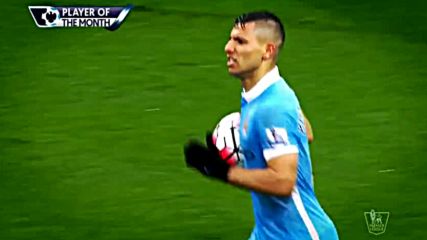 Серхио Агуеро е номер 1 за април във Висшата лига