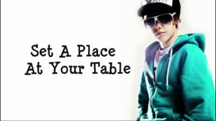 Justin Bieber - Set A Place At Your Table (studio Version) 