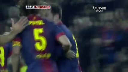 Copa Del Rey: Барселона - Малага 2-2