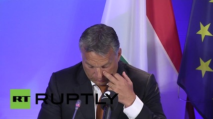 Belgium: Orban warns that refugees and migrants could spell the "end of Europe"