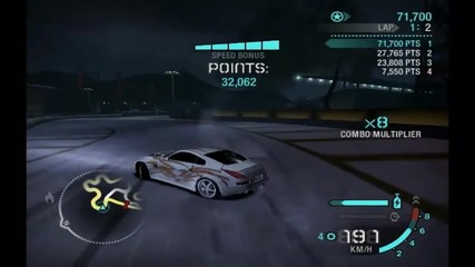 Need For Speed Carbon Drift 1,096,833 Points