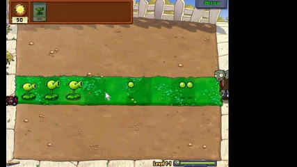 Plants Vs Zombies Ниво 1-1