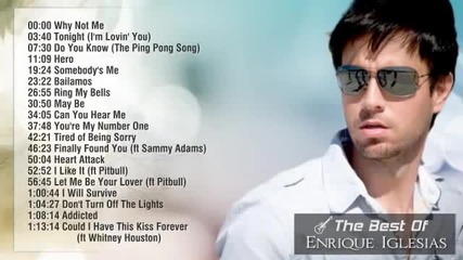 Enrique Iglesias - Best Songs Of Iglesias - Greatest Hits of Iglesias
