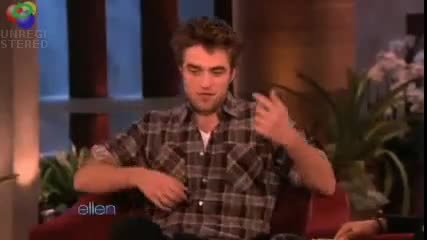Robert Pattinson Interview on Ellen 2009 - 11 - 20 - Part 1