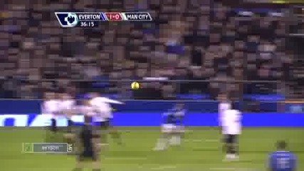 16.01.10първия гол в мачаeverton - Man City 