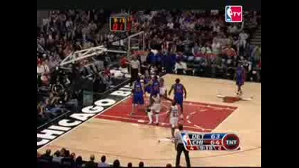 Ben Wallace Crazy Shot Vs Pistons