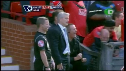 Man Utd - Man City - 3:2 - гол на Дарън Флечър