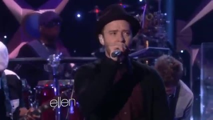 Невероятно изпълнение! Justin Timberlake - T K O на живо в шоуто на Ellen