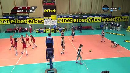 ВК Левски - ВК ЦСКА 3:1 /жени/