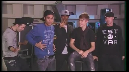 Justin Bieber does the Sprinkler on _america_s Best Dance Crew