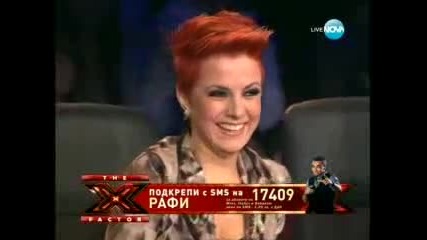 X Factor Bulgaria Рафи - Да започнем от начало 18.10.2011