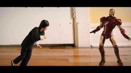 Железния Човек vs Брус Лий