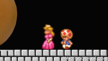 Annoying Orange Super Mario