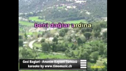 ( Karaoke ) Gesi Baglari - Anonim
