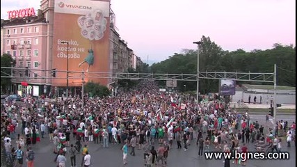Протестиращите на бул. Витоша"