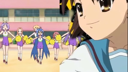 Lucky Star & Melancholy of Haruhi Suzumiya - La cucaracha dance (hot banditoz) 